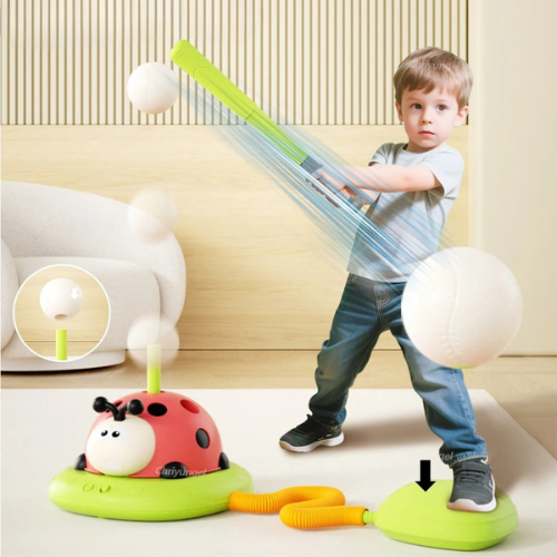 3-in-1 Ladybug Spielzeug: Springen, Werfen, Raketen!