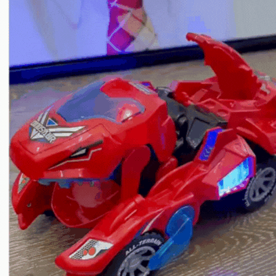 2-in-1 Dino Auto – Verwandelt sich automatisch in einen Roboter!