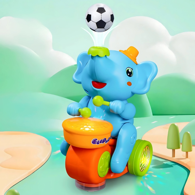 Gehender Elefantentrommler – Interaktives Musikspielzeug für Babys