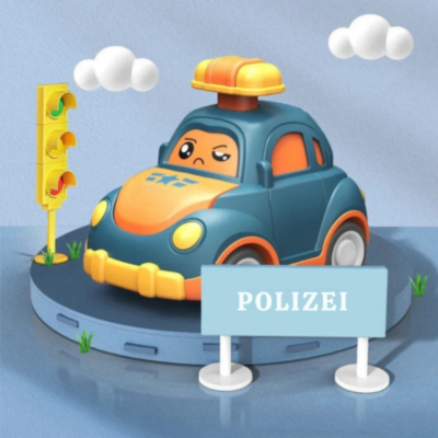 Drücken & Gehen Auto Spielzeug – Lern und Spielset Fahrzeuge