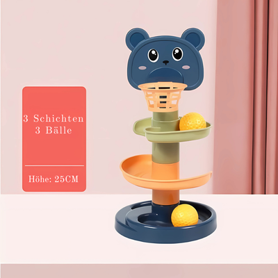 Bunte Rollen Ball Turm– Spielend lernen & staunen