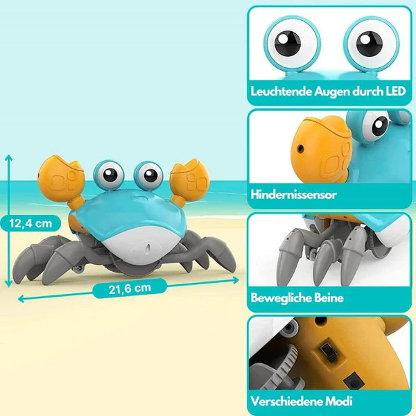 Krabbelnde Krabbe – Lerne spielerisch krabbeln & lachen!