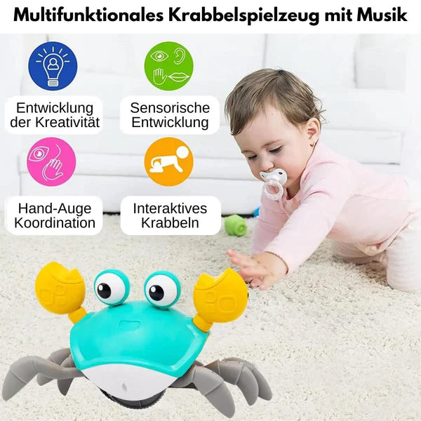 Krabbelnde Krabbe – Lerne spielerisch krabbeln & lachen!