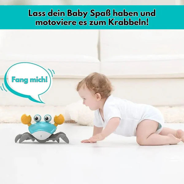 Krabbelnde Krabbe – Lerne spielerisch krabbeln & lachen!