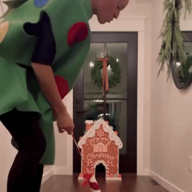 Weihnachts-Golfspiel-Satz – Innenbereich - und Im Freien-Familienspaß