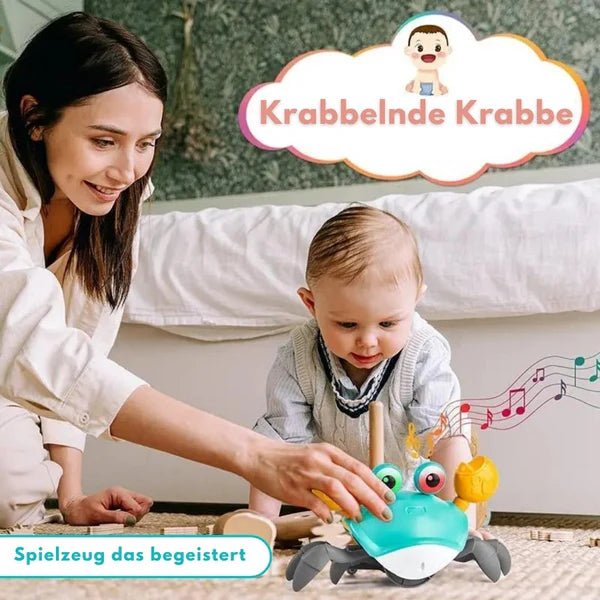 Krabbelnde Krabbe – Lerne spielerisch krabbeln & lachen!