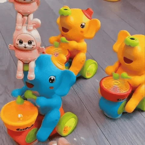 Gehender Elefantentrommler – Interaktives Musikspielzeug für Babys