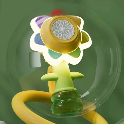 Tanzende Blubberblume mit Licht & Seifenblasen