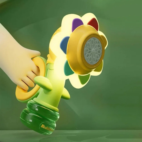 Tanzende Blubberblume mit Licht & Seifenblasen