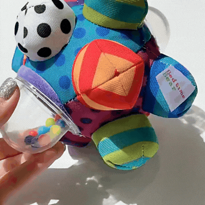 Baby Sensorik Rasselball – Spielerisch Denken & Fühlen lernen