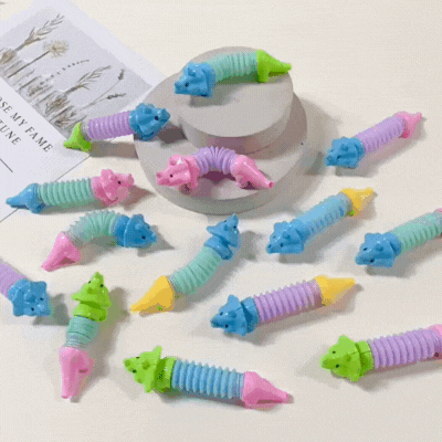 20-teiliges Set verwandelbarer Hai- und Dino-Stressspielzeuge – Endloser Spielspaß