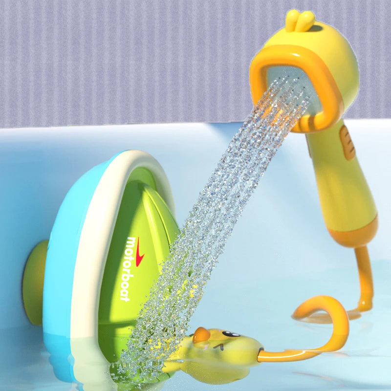 Niedliche Enten-Dusche für Babys – Musik & Wasserspaß pur
