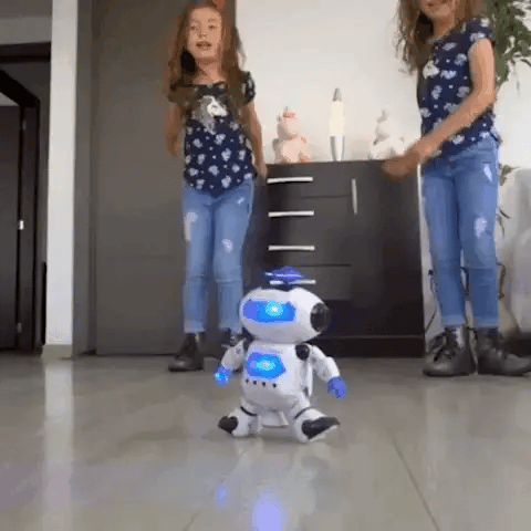 Raum Tänzerin Roboter – Tanzender Spielspaß mit Licht & Musik