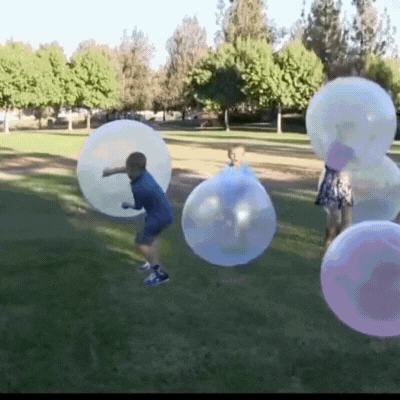 Elastischer Wasser- und Luftspielball für Garten und Strand