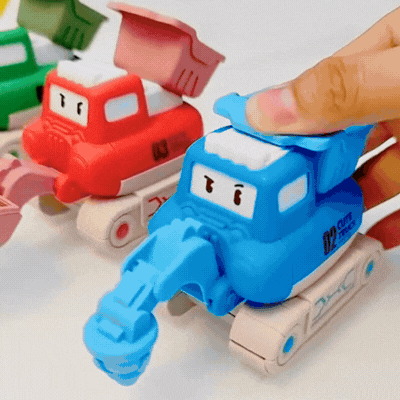 Intelligentes Cartoon-Auto-Spielzeug für Kinder