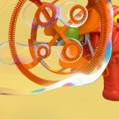 Elektrischer Dino Blower – Magischer Blasen