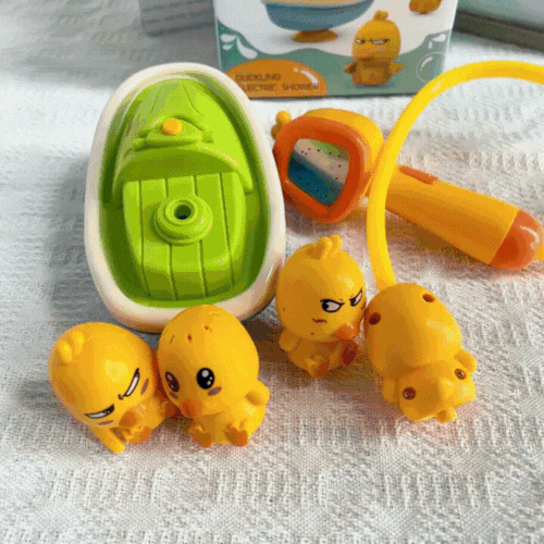 Niedliche Enten-Dusche für Babys – Musik & Wasserspaß pur