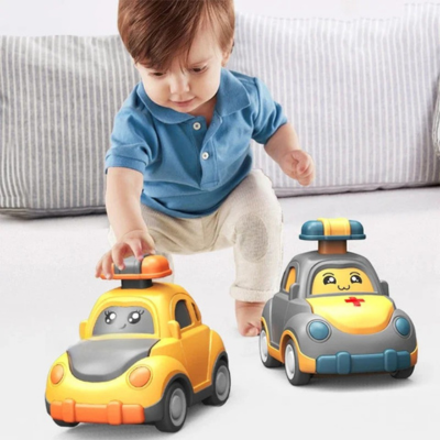 Drücken & Gehen Auto Spielzeug – Lern und Spielset Fahrzeuge