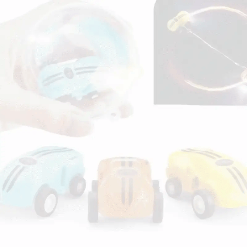 Mini Rennfahrerin mit Licht – 360° Stunt Geschwindigkeit für grenzenlosen Spielspaß