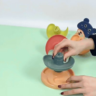 Bunte Rollen Ball Turm– Spielend lernen & staunen