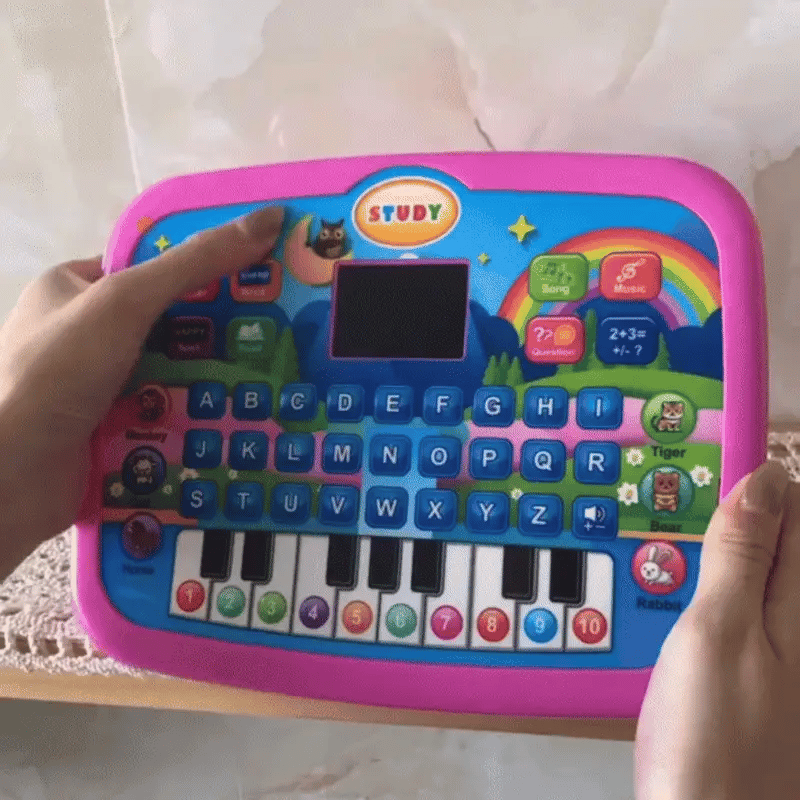 Interaktives Lernspielzeug mit Musik Buchstaben und Zahlen