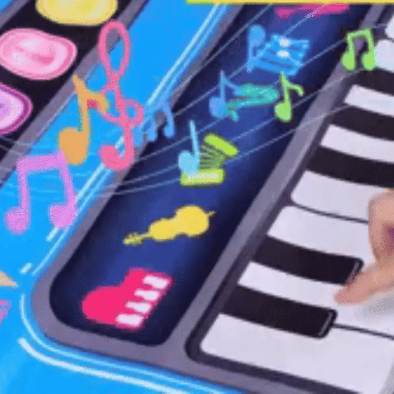 2-in-1 Tanz- & Musikmatte für Kinder – Lernen, Bewegen & Musizieren