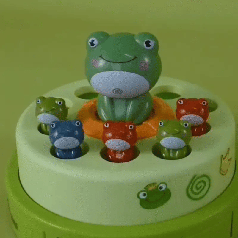 Fliegender Frosch – Lustiges Montessori Fangspiel für Kinder
