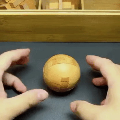 Holz IQ Puzzle – Kong Ming Denkspiel für Kinder & Erwachsene