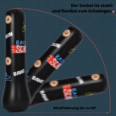 Aufblasbarer Boxsack für Kinder – Aktion, Spaß & Fitness zuhause