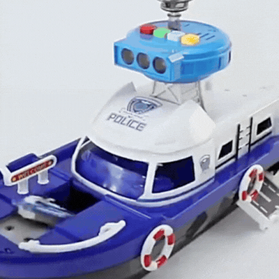 Magisches Spielboot mit Licht, Musik & Rennspaß für Kinder