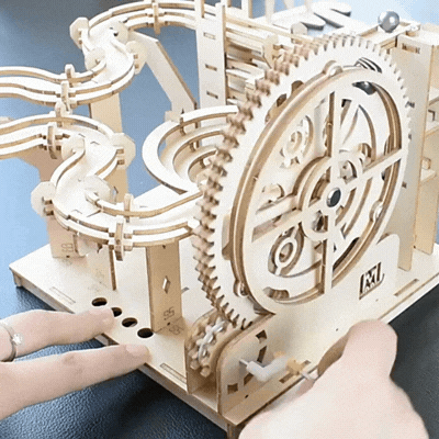 3D Holz Marmor Laufen– DIY Mechanik Puzzle für kluge Köpfe