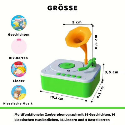 Kinder Musik Grammophon – Geschichten, Lieder & Einschlafen