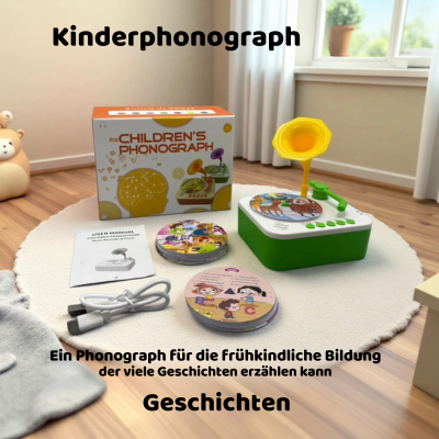 Kinder Musik Grammophon – Geschichten, Lieder & Einschlafen