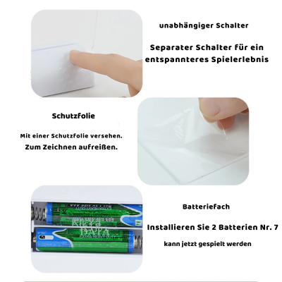 LED-beleuchtetes 3D-Zeichenbrett – Kreativität wird lebendig!