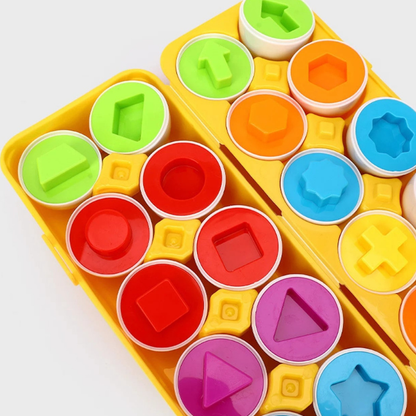 Montessori Schlau Eier – Farben & Formen spielerisch lernen!