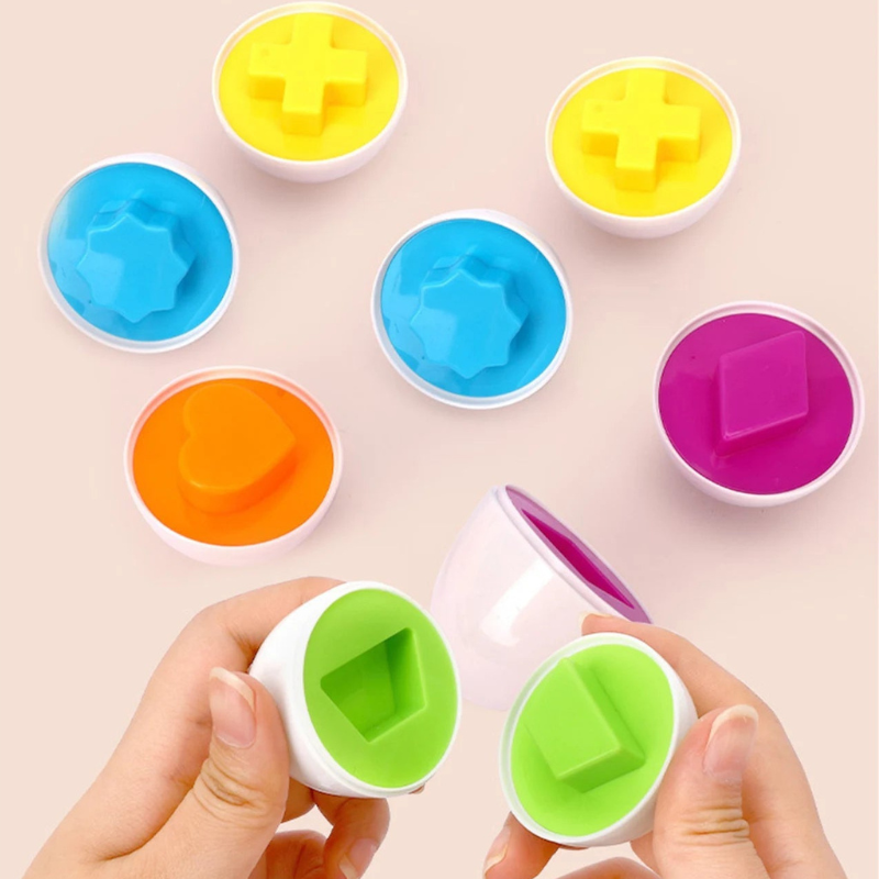 Montessori Schlau Eier – Farben & Formen spielerisch lernen!