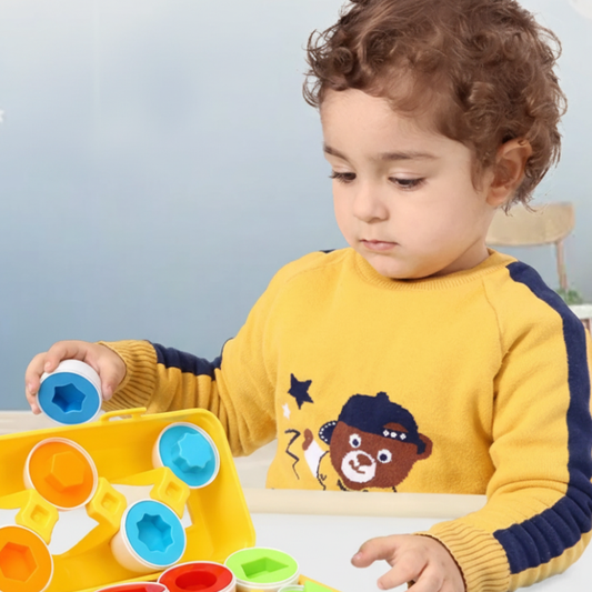 Montessori Schlau Eier – Farben & Formen spielerisch lernen!