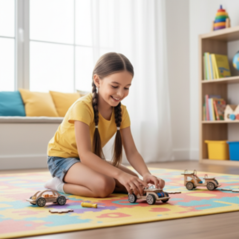 Elektrischer Holzflitzer zum Selberbauen – Für kleine Ingenieure mit großen Ideen
