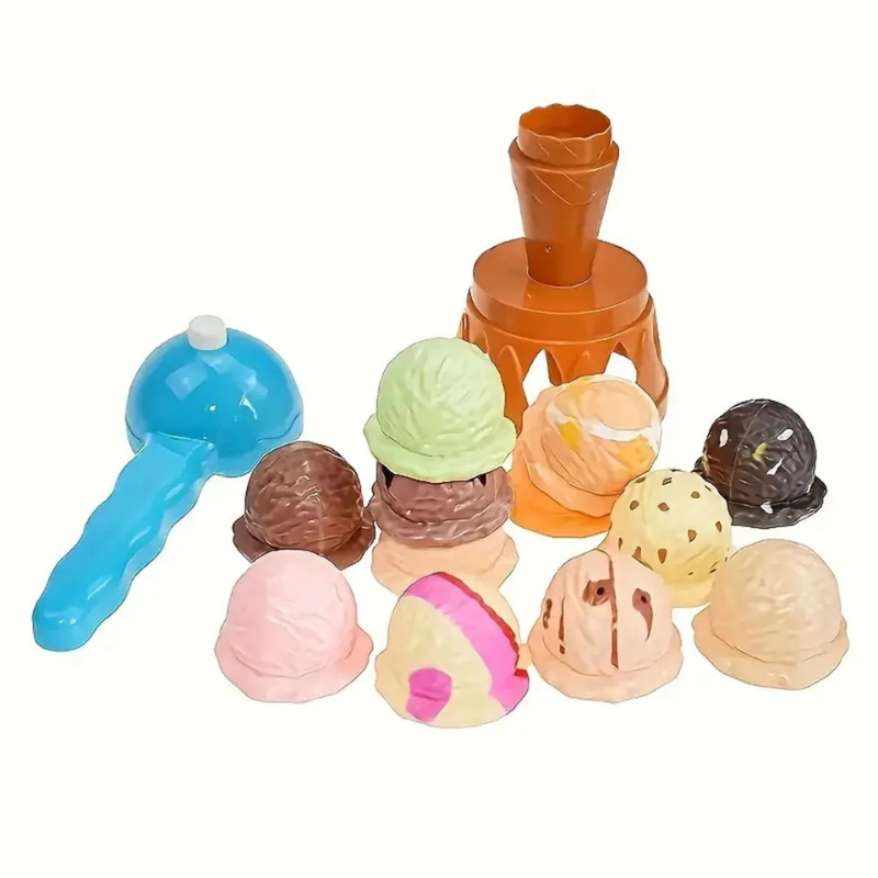 Eiscreme Stapelspiel für Kinder – Farben, Formen & Spielspaß