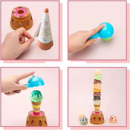 Eiscreme Stapelspiel für Kinder – Farben, Formen & Spielspaß