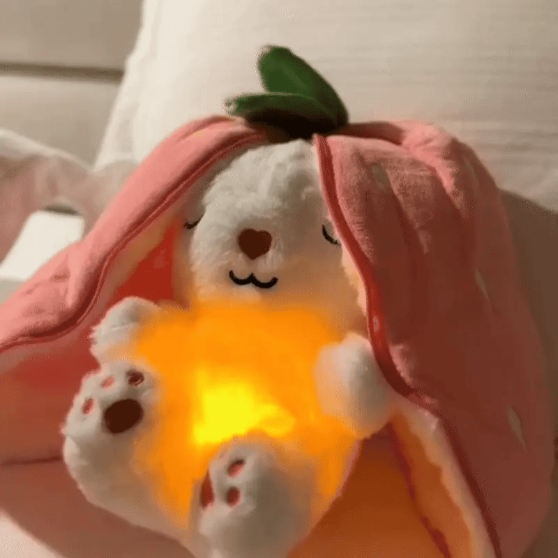 Musik Kuscheltier Hase mit Licht