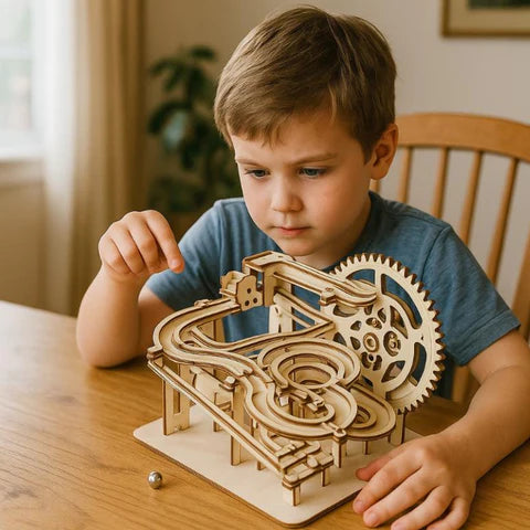 3D Holz Marmor Laufen– DIY Mechanik Puzzle für kluge Köpfe