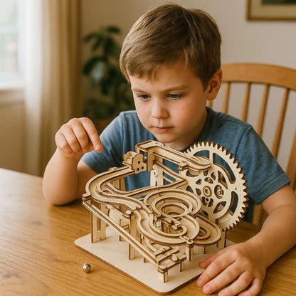 3D Holz Marmor Laufen– DIY Mechanik Puzzle für kluge Köpfe