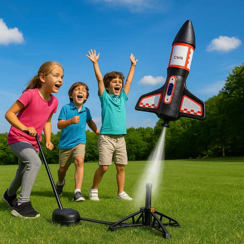 Raum Rakete Launcher für Kinder – Fliegende Rakete mit LED