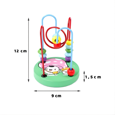 Baby Motorikspielzeug aus Holz – Montessori Lernspiel Pilz