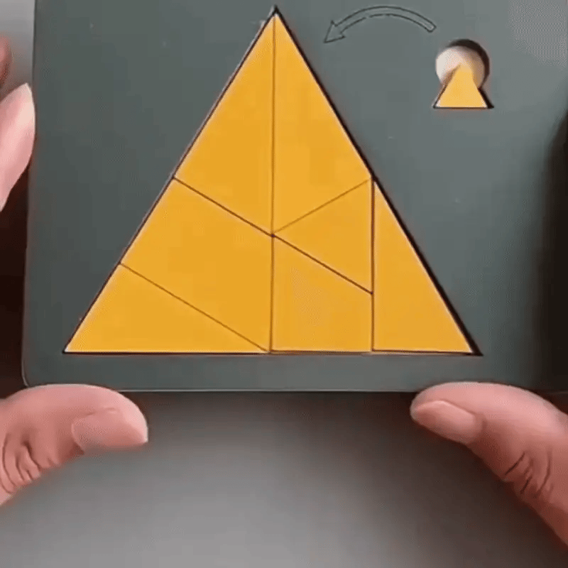 Intelligentes Holzpuzzle für Kinder – Logisches Denken leicht gemacht