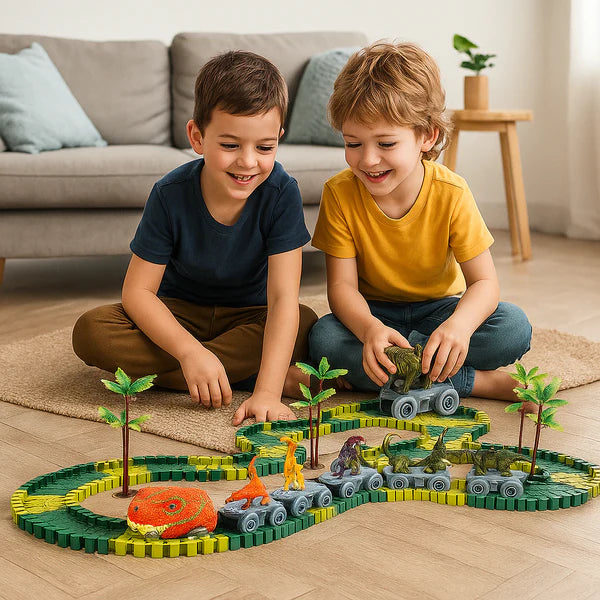 Dinosaur Zug Spielzeug – Rasante Abenteuer auf flexibler Rennstrecke