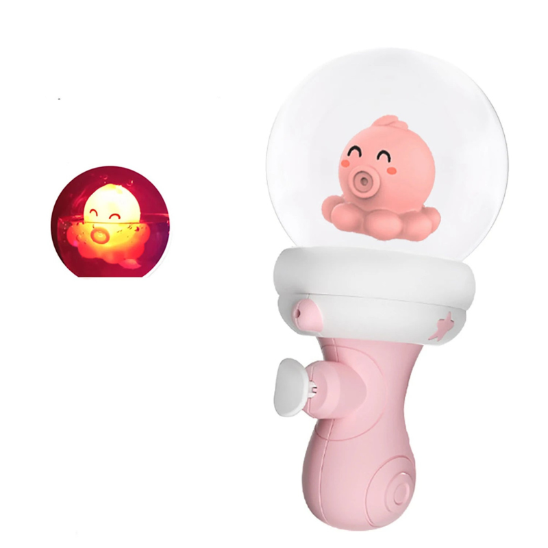 Leuchtende Wasserpistole für Kinder – Spaß drinnen & draußen Schweinchen