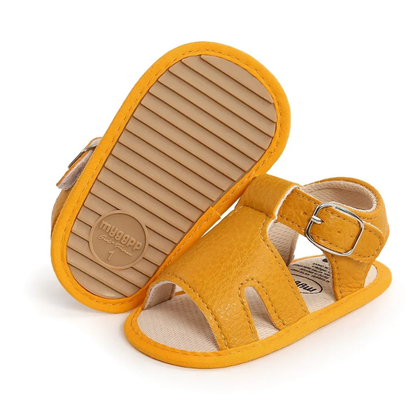 Baby Sandalen mit rutschfester Sohle – Komfort & Sicherheit Gelb