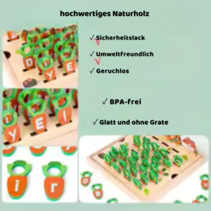 Montessori Lernspielzeug – Buchstaben & Motorik fördern